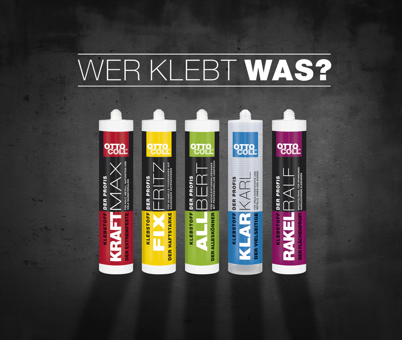 Wer klebt was?